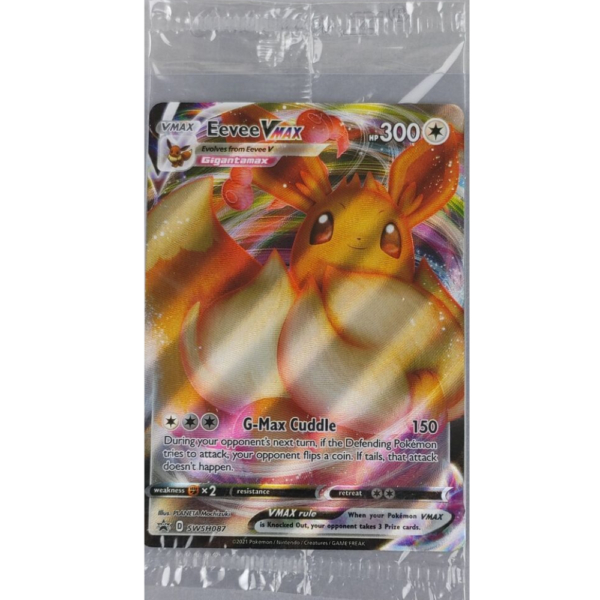 SEALED CASE 10X BOXES (35) Eevee Vmax SWSH087 Sealed Shining Fates Promo