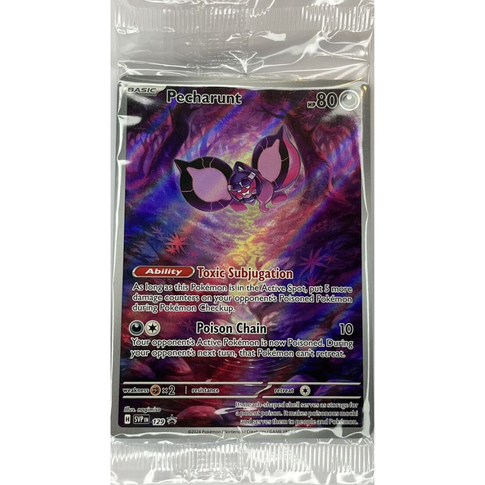 129 pokemon card Giovanni's Magikarp Gym 2 Japanese Graded PSA 9 #107095203 have for your premier collection. Pecharunt - 129 (Pokemon Center