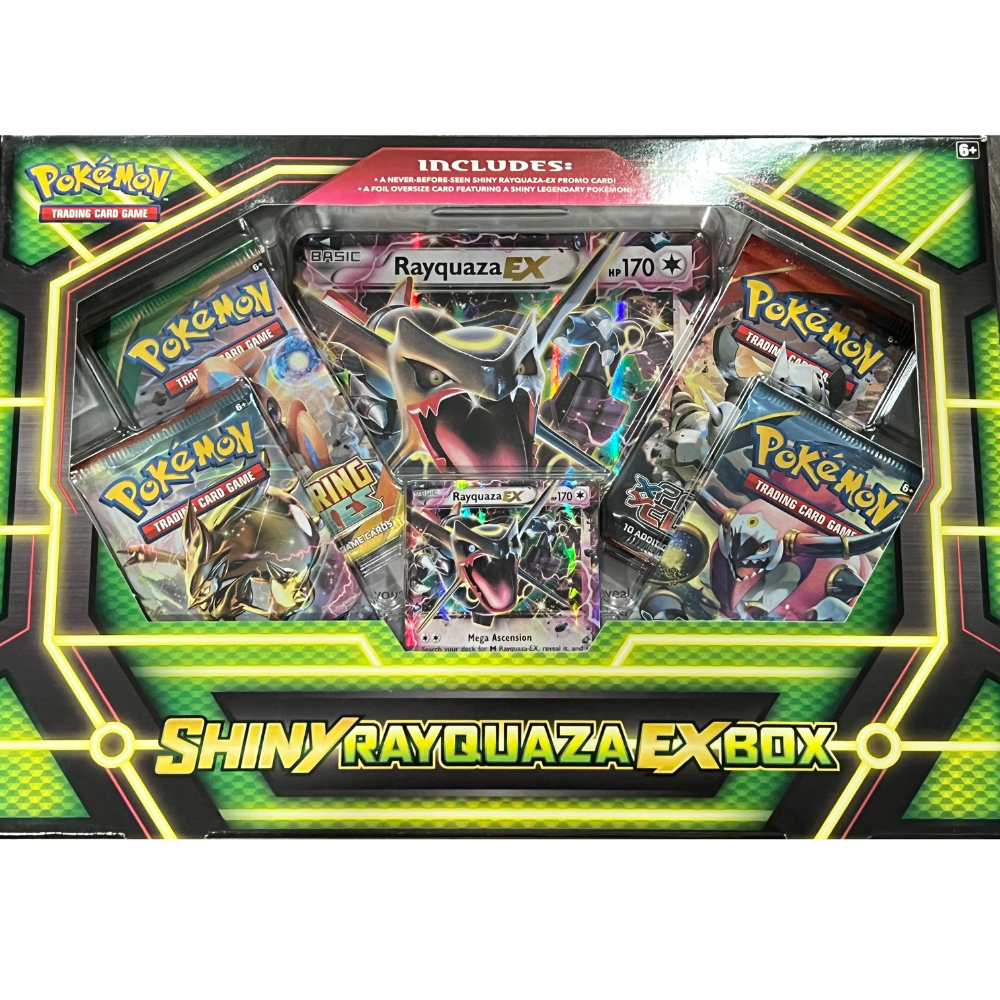 pokemon tcg shiny rayquaza-ex box card game Shiny Rayquaza EX Collection Box