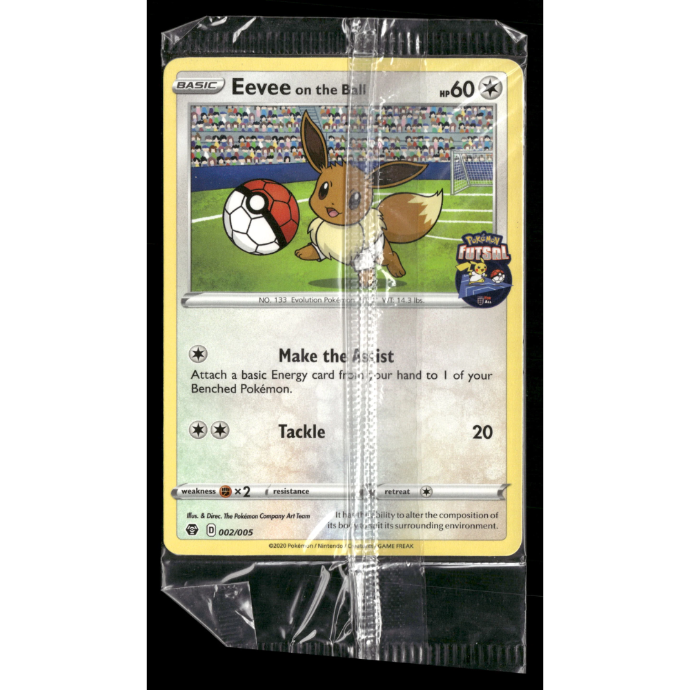 Eevee On The Ball 002 Sealed Futsal Promo - Royalty Gaming Pokemon