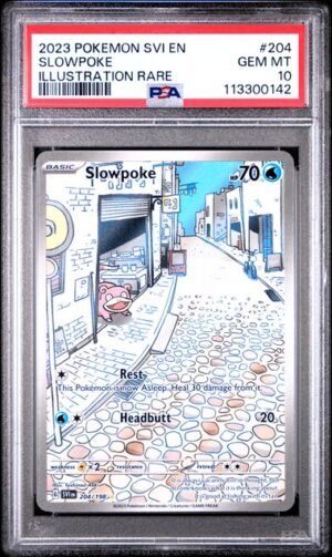 PSA 10 Slowpoke Scarlet & Violet Base #204