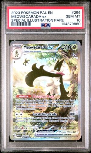PSA 10 Meowscarada Paldea Evolved #256