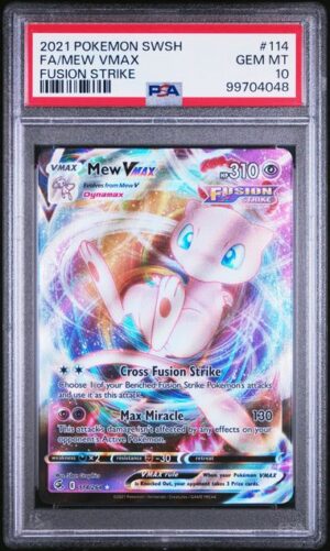 PSA 10 Mew Vmax Fusion Strike #114
